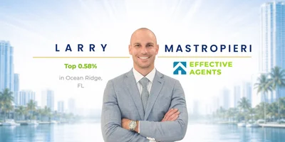 EffectiveAgents Ranked Larry Mastropieri Among the Top 0.58% of Ocean Ridge Realtors®