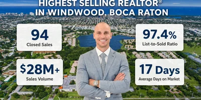 Larry Mastropieri Ranked Highest Selling Realtor® in Windwood, Boca Raton