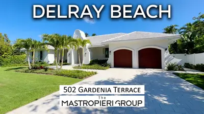 Lake Ida Shores Property Tour with Larry Mastropieri | 502 Gardenia Terrace, Delray Beach