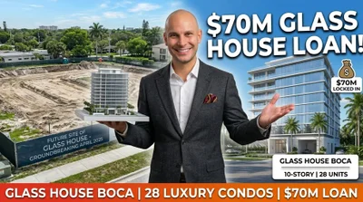 Glass House Downtown Boca Gets $70M Construction Loan Going Vertical