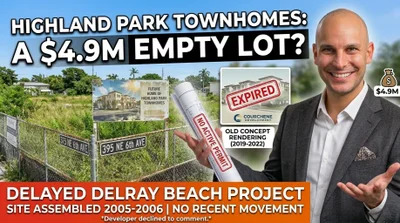 What’s Going On with Highland Park Townhomes in Delray Beach?