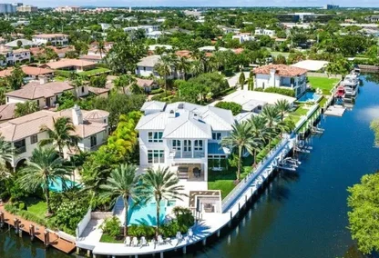 An aerial view of Golden Harbour, Boca Raton