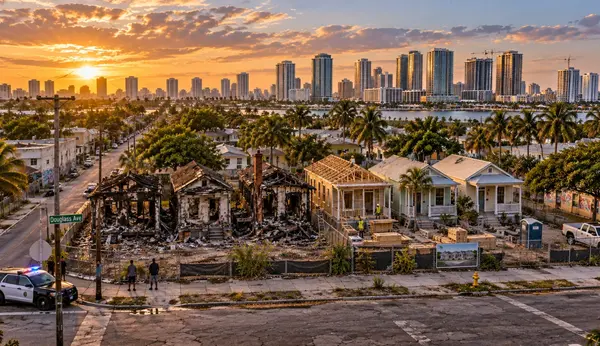 A Fire, Six Historic Homes, and a Bigger Question for WPB