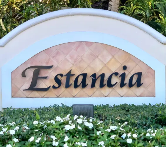 Estancia neighborhood entrance