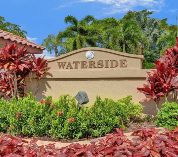 Image of Waterside townhomes entrance