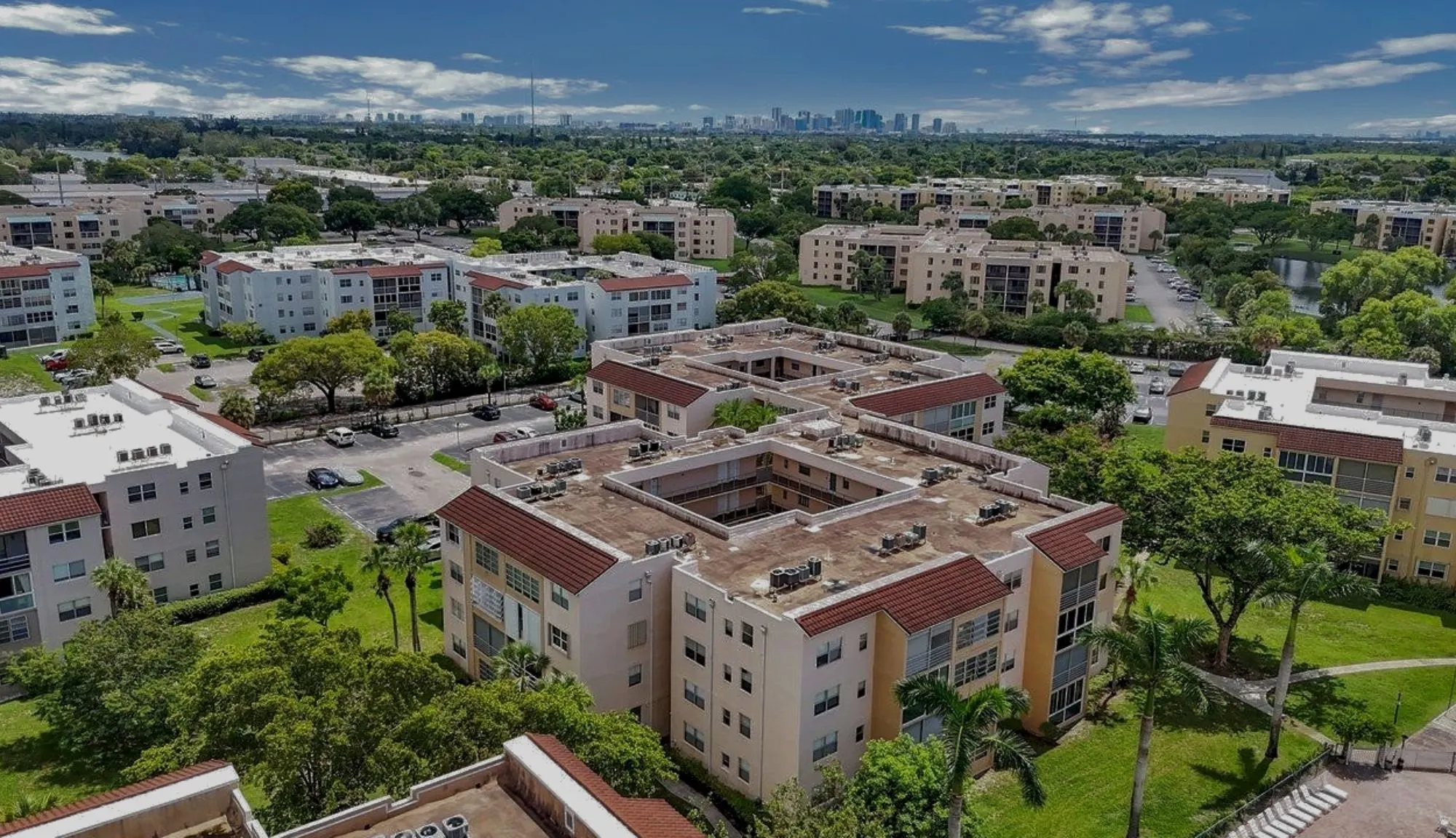 Aerial image of Lauderdale Lakes, South Florida