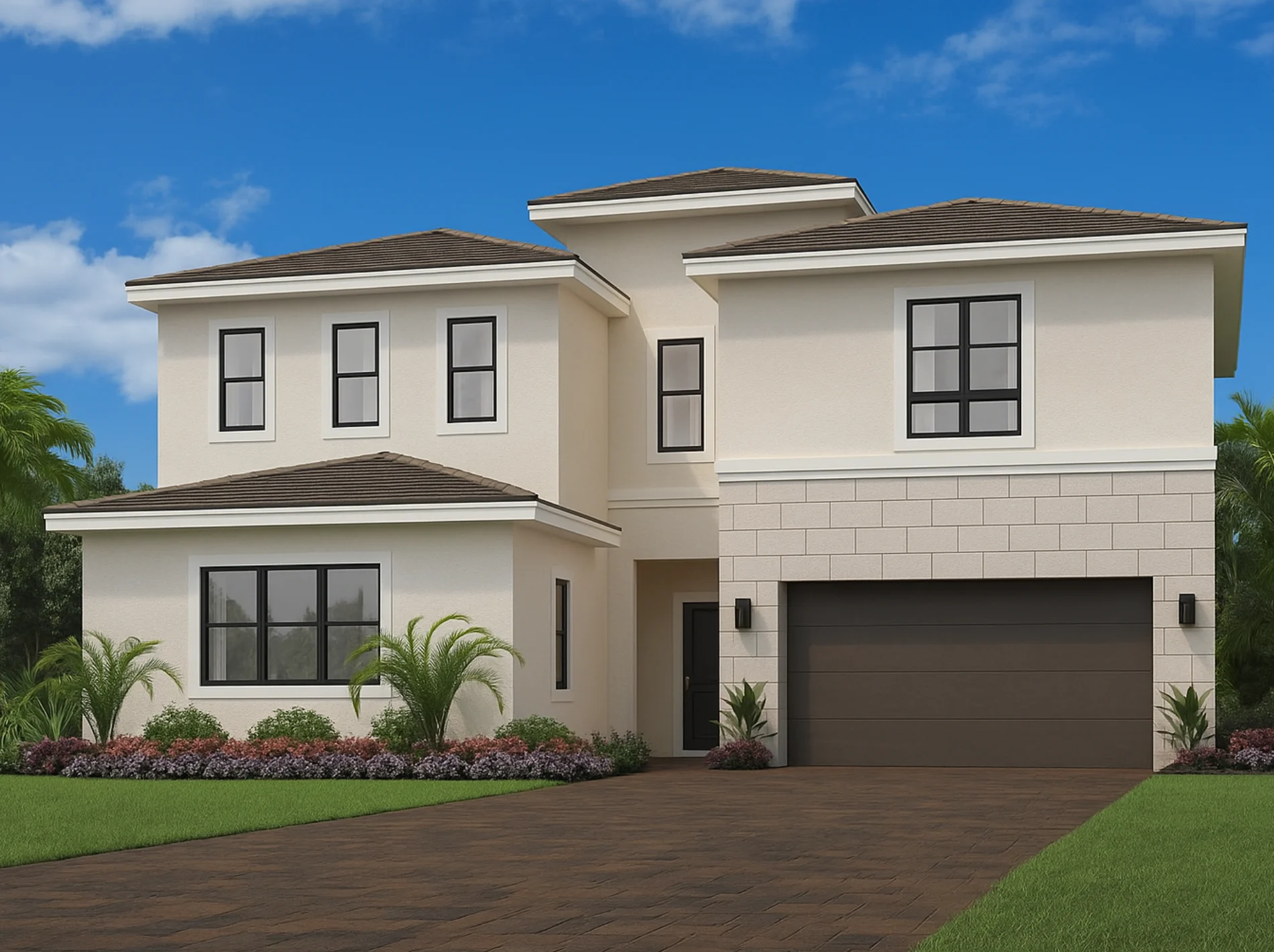 Image of new homes in  at Layton Pointe, Delray Beach New Construction