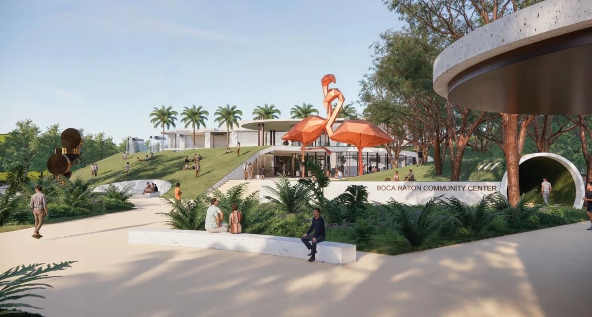 Rendering of the new Government Campus in Boca Raton
