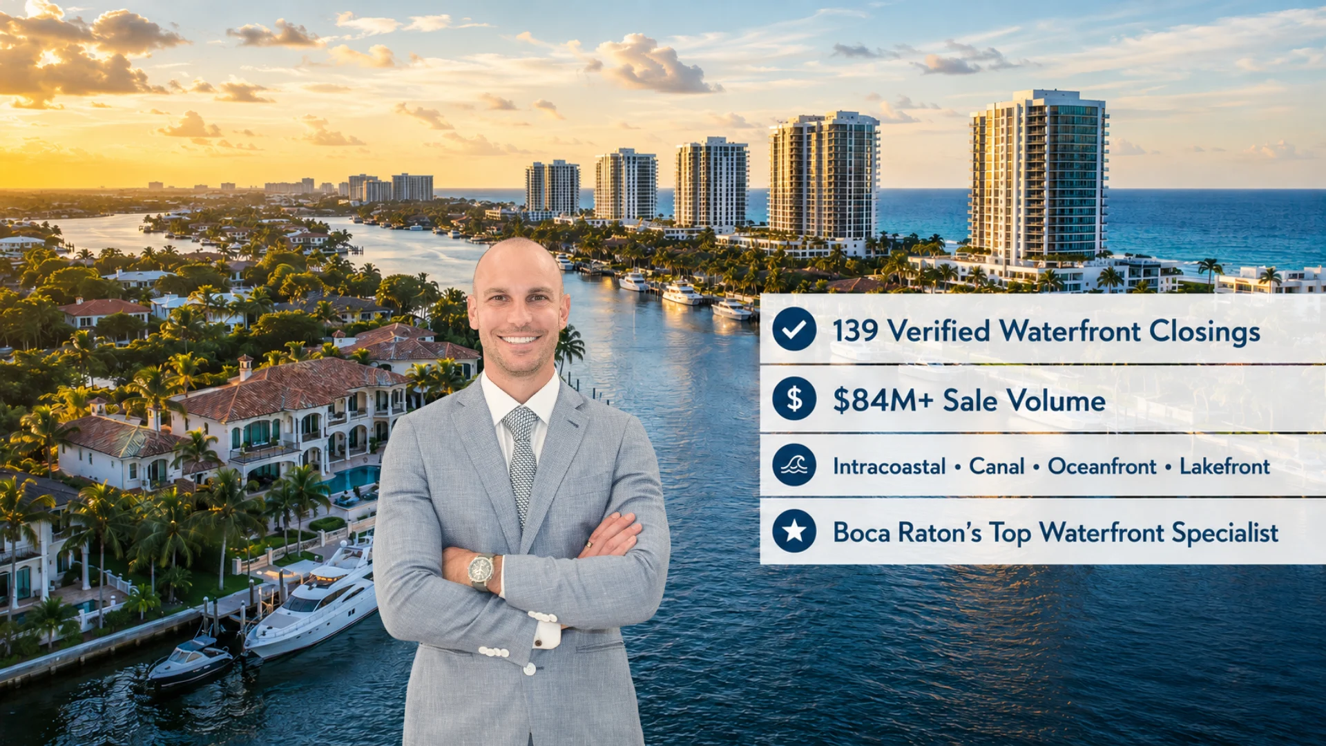 Larry Mastropieri Ranked Top Selling Realtor® for Waterfront Homes in Boca Raton