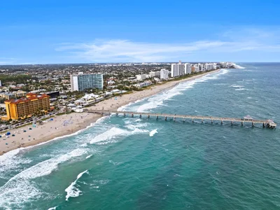 Deerfield Beach arial image, Florida