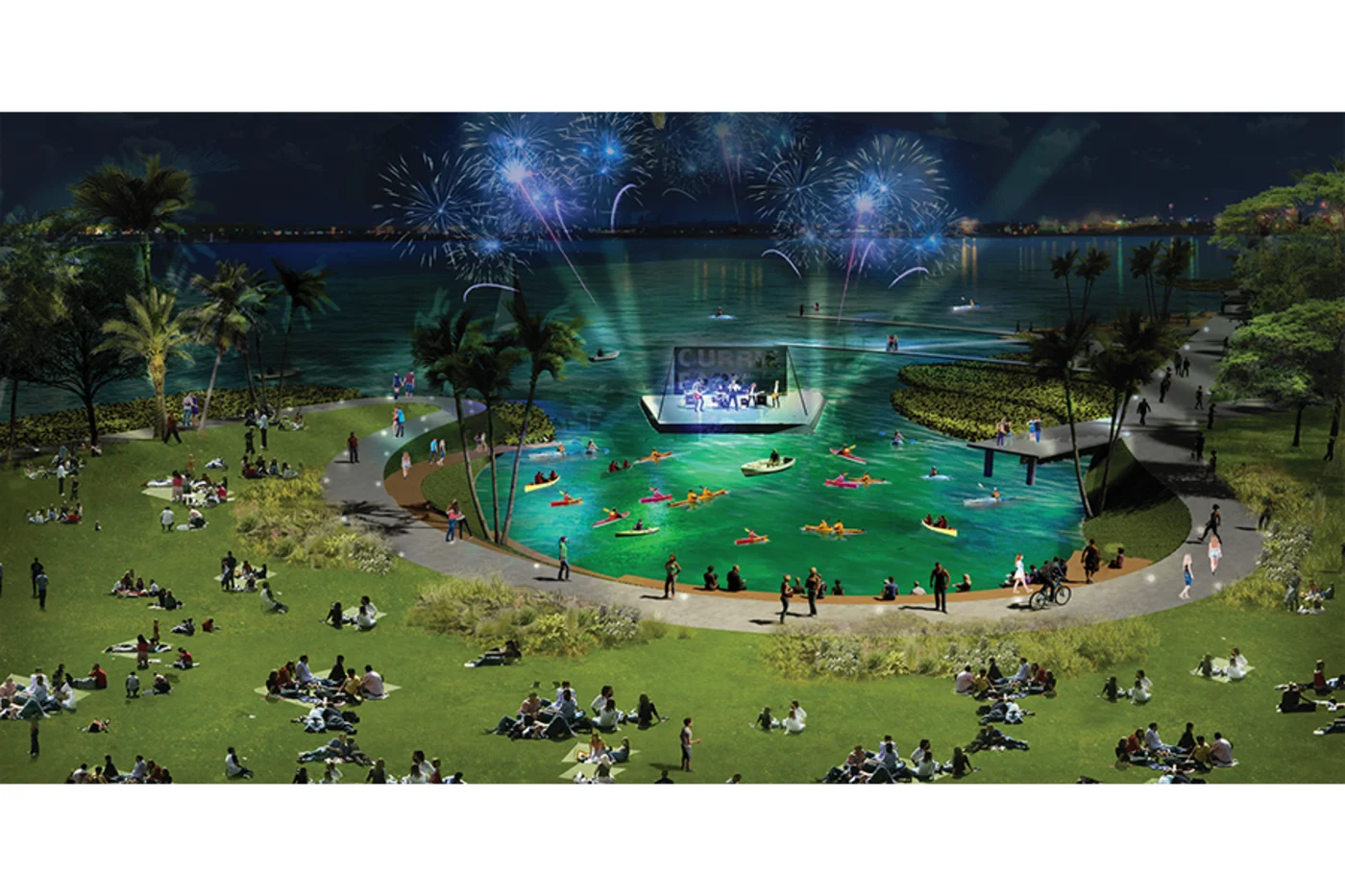 Currie Park will continue to host local festivals, art walks, and outdoor fitness events once the upgrades are complete