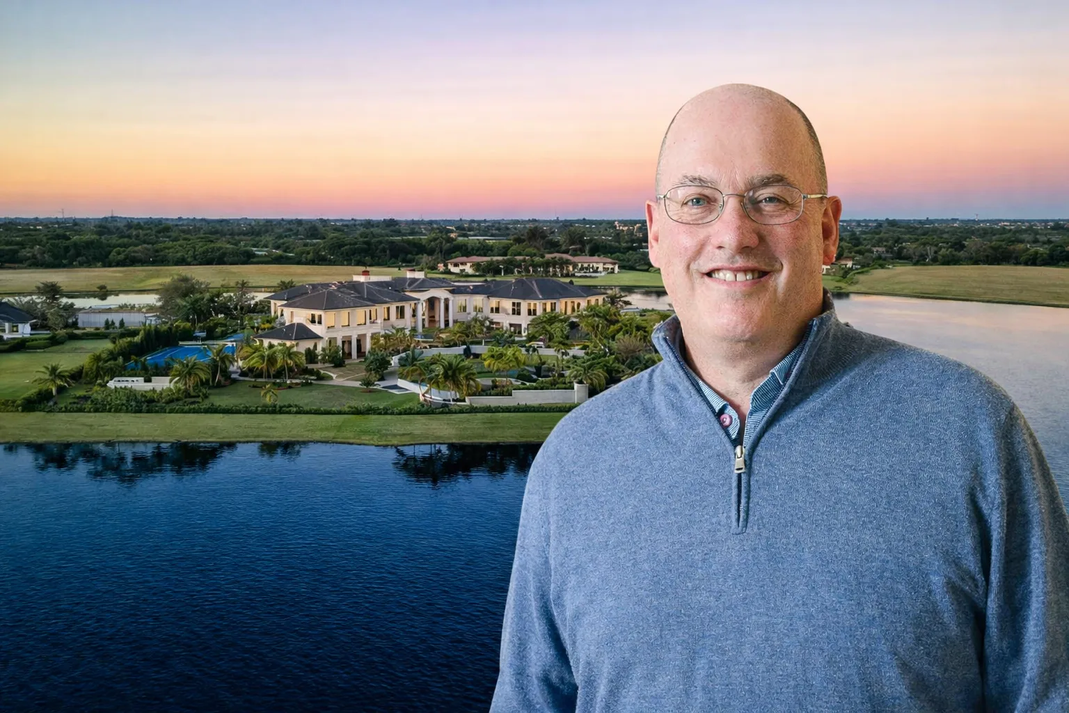 Steve Cohen's 21,000 square foot estate at Stone Creek Ranch in Delray Beach, Palm Beach County
